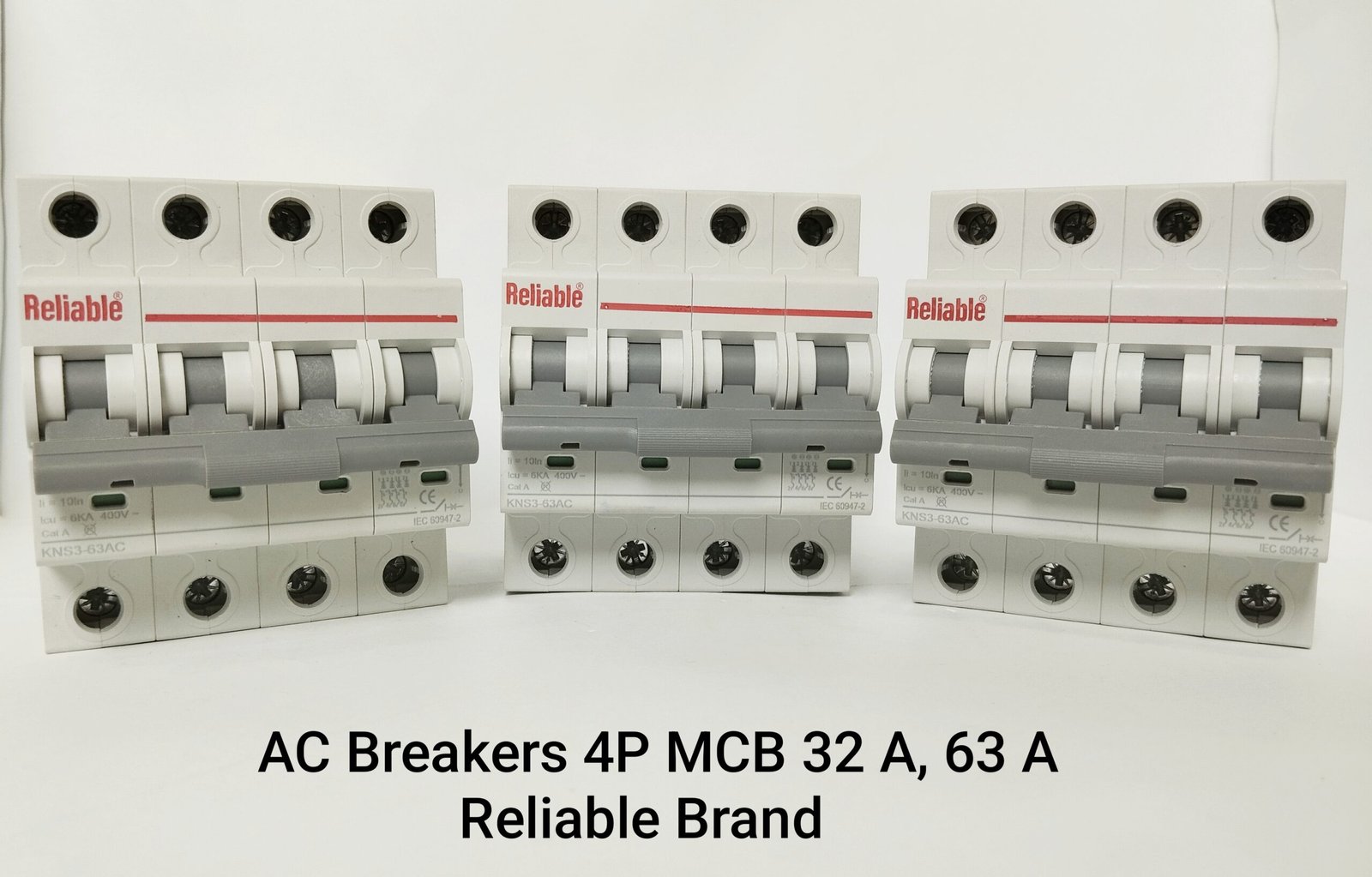 4P 63A AC, Reliable Breaker MCB, C type, 230/400V~ 50HZ/60HZ Miniature Circuit Breaker By Reliable Electric