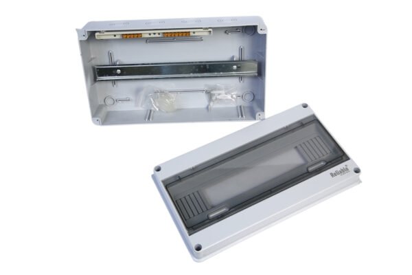 18 Ways IP65 Surface Mounted Box, PC Cover and ABS Distribution Box, Weatherproof Distribution Box For MCB Breakers, AC Distribution Box, DC Distribution Box, Indoor and Outdoor IP65 Box, By Reliable Electric - Image 3