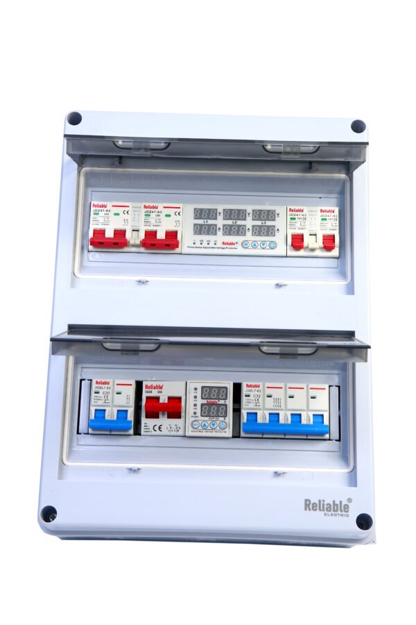 24 Ways IP65 Surface Mounted Box, PC Cover and ABS Distribution Box, Weatherproof Distribution Box For MCB Breakers, AC Distribution Box, DC Distribution Box, Indoor and Outdoor IP65 Box, By Reliable Electric - Image 4