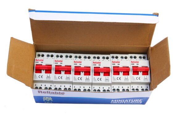 2P 63A Reliable MTS Dual Power Manual Transfer switch, 2P 63A AC Chnage Over Breaker Type, Isolating Switch, By Reliable Electric - Image 3