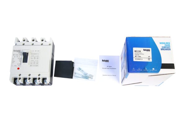 4P 100A AC, MCCB, Moulded Case Circuit Breaker, 35KA, Cat A, 50/60HZ, 3 Phase, By Reliable Electric - Image 3