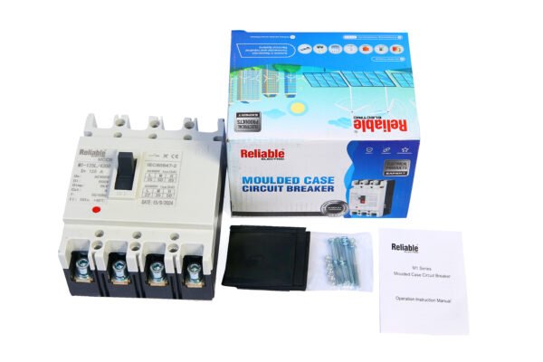 4P 125A AC, MCCB, Moulded Case Circuit Breaker, 35KA, Cat A, 50/60HZ, 3 Phase, By Reliable Electric - Image 4