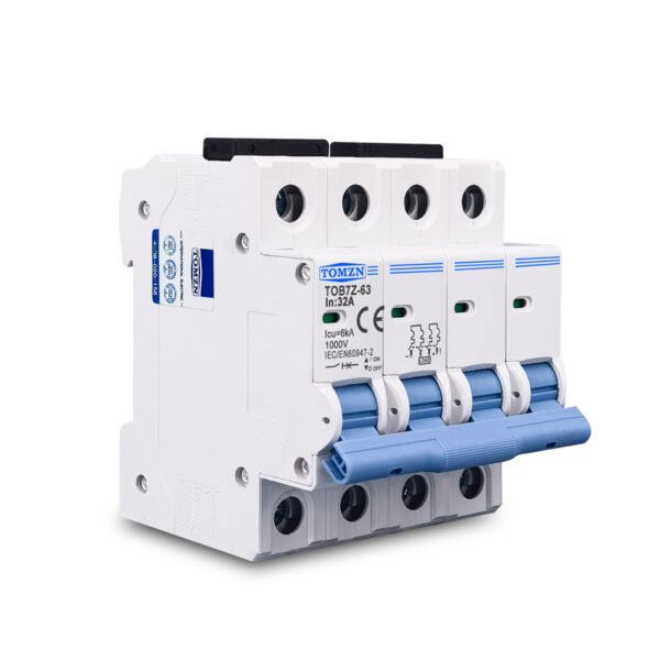 4P DC MCB 1000V, 16A, 20A, 32A, 63A, Direct Current Breaker TOMZN Miniature Circuit Breaker For Solar PV System By Reliable Electric - Image 3