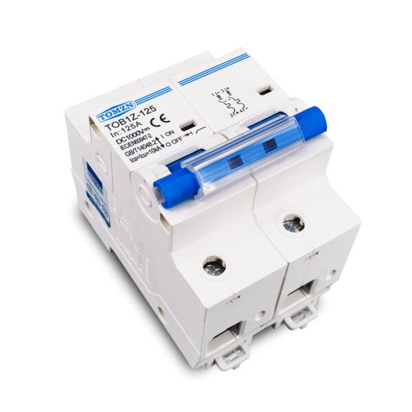 2P DC 125A MCB 1000V, Direct Current Breaker TOMZN Miniature Circuit Breaker For Solar PV System By Reliable Electric - Image 4