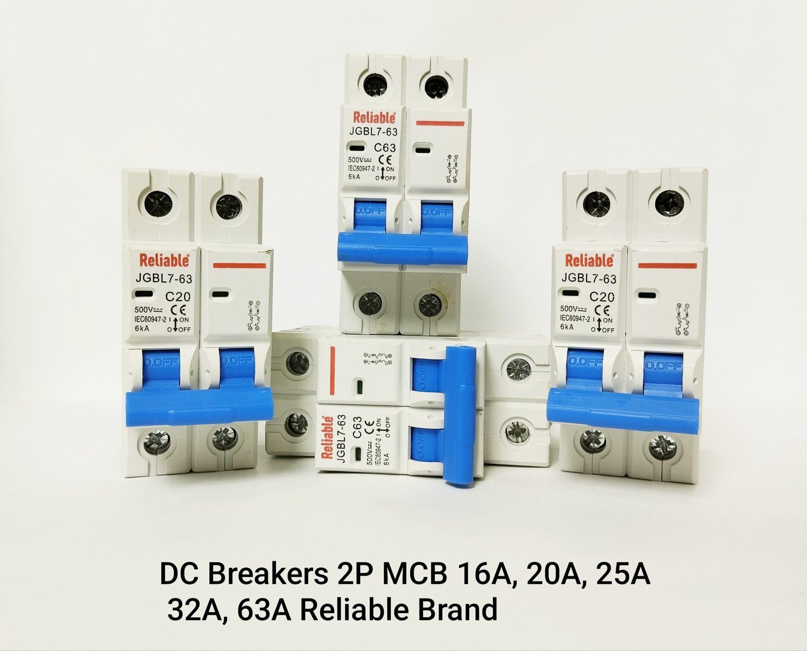 2P DC MCB 500V, 63A, Direct Current Breaker Reliable Miniature Circuit Breaker For Solar PV System By Reliable Electric - Image 6