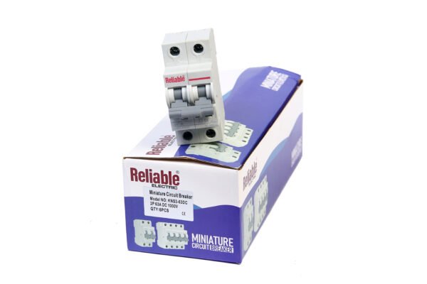 2P DC MCB 1000V, 63A, Direct Current Breaker Reliable Miniature Circuit Breaker For Solar PV System By Reliable Electric