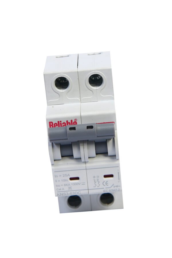 2P DC MCB 1000V, 25A, Direct Current Breaker Reliable Miniature Circuit Breaker For Solar PV System By Reliable Electric - Image 3