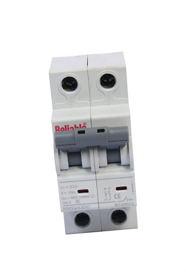 2P DC MCB 1000V, 63A, Direct Current Breaker Reliable Miniature Circuit Breaker For Solar PV System By Reliable Electric - Image 4