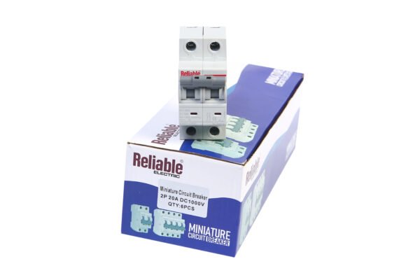 2P DC MCB 1000V, 32A, Direct Current Breaker Reliable Miniature Circuit Breaker For Solar PV System By Reliable Electric