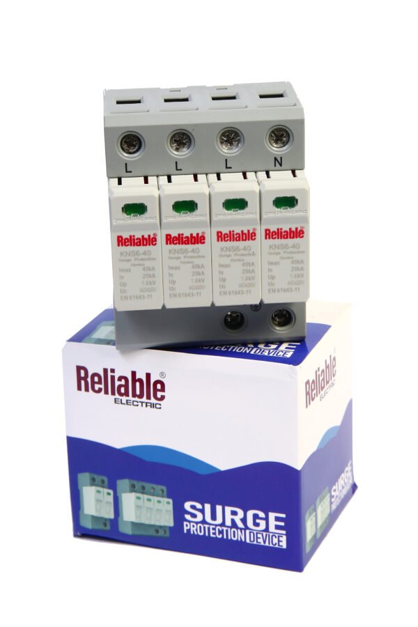 AC SPD 4P, 3P+N 10KA, 20KA, 40KA,60KA upto 440V, Reliable, House Surge Protector, Protective Low-voltage Arrester Device By Reliable Electric - Image 3