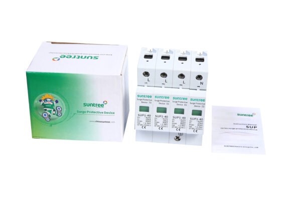 AC SPD 4P, 3P+N 10KA, 20KA, 40KA,60KA upto 440V, SUNTREE, House Surge Protector, Protective Low-voltage Arrester Device By Reliable Electric - Image 3