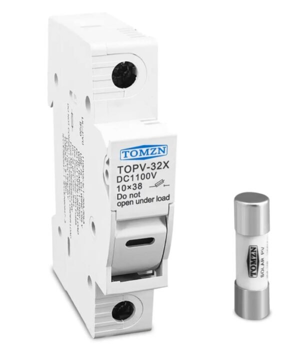 1000V Dc fuse holder / Base, DC fuse 1000V 10*38mm, Direct Current Fuse base by TOMZN For Solar PV Systems 15A, 20A ,25A, 32A By Reliable Electric