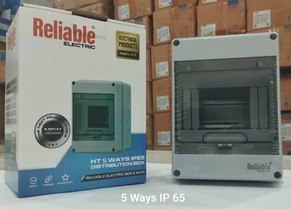 5 Ways IP65 Surface Mounted Box, PC Cover and ABS Distribution Box ...