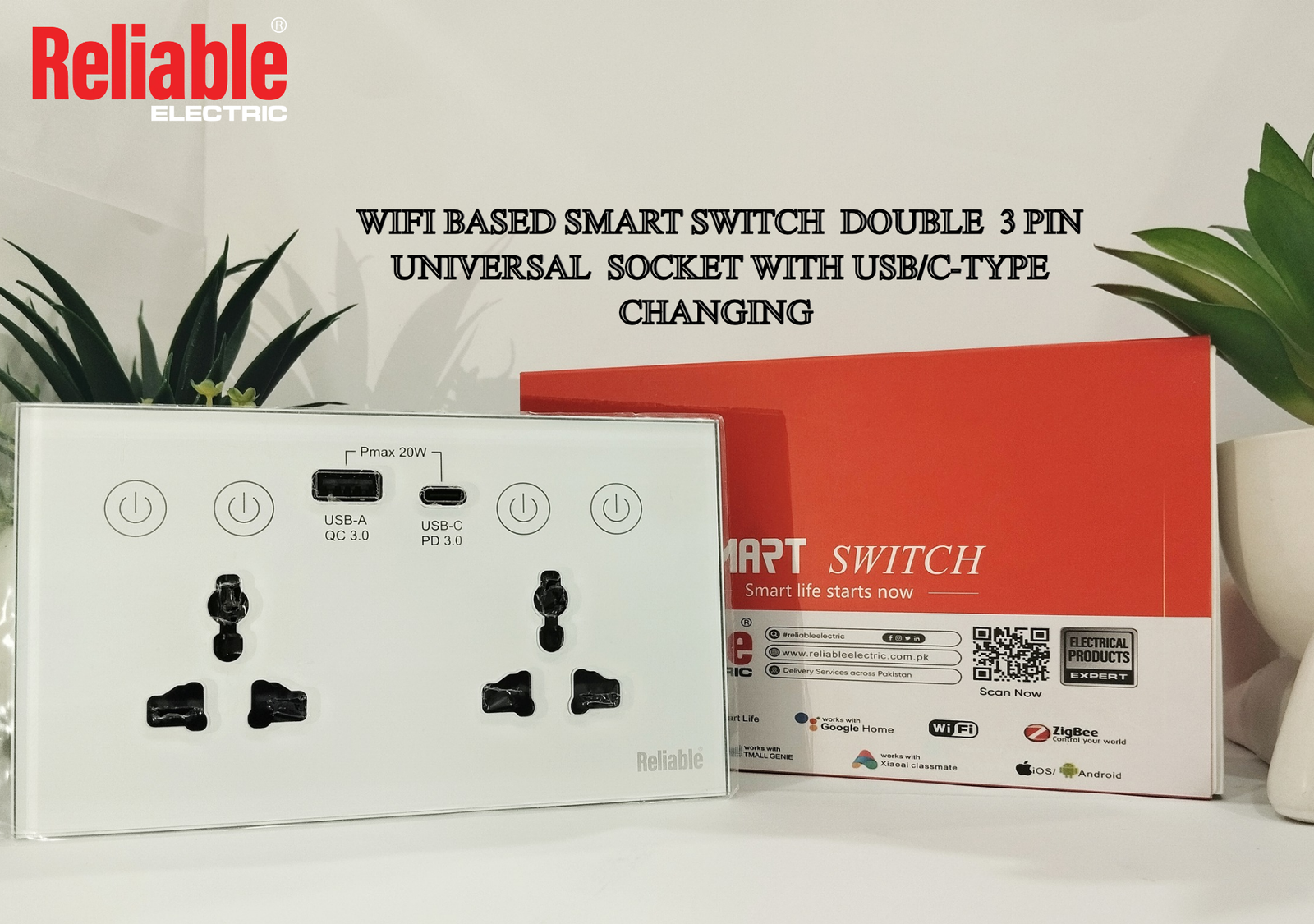 Double 3 Pin Universal Reliable Electric 1.1 Products 03029424283 and 03224220760 and 03224566819