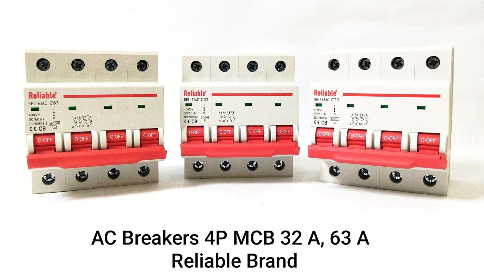 4P 32A, 63A AC, Reliable Breaker MCB, C type, 230/400V~ 50HZ/60HZ Miniature Circuit Breaker By Reliable Electric - Image 6