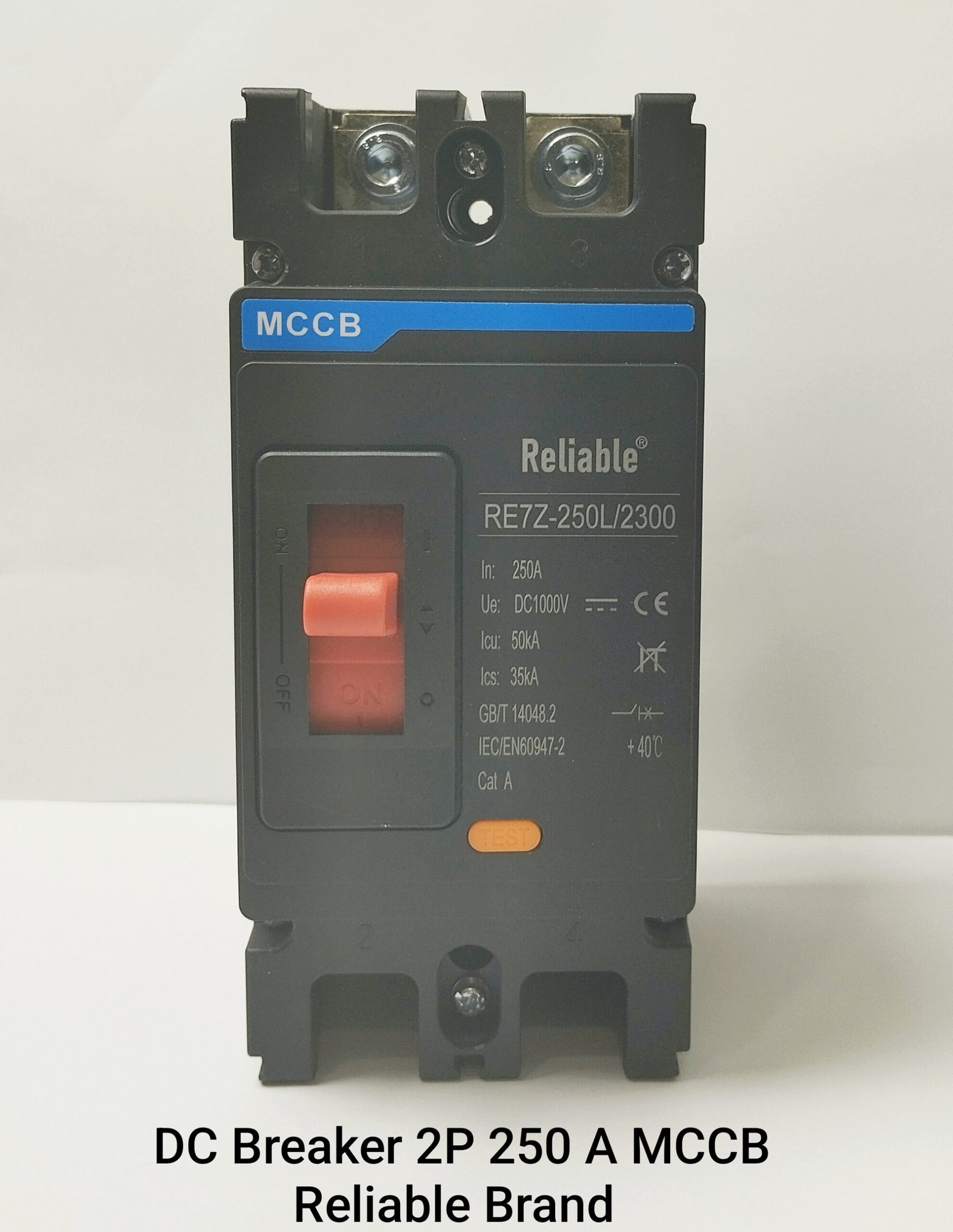 2P 250A MCCB, DC MCCB 1000V Solar Molded Case Circuit Breaker MCCB of Reliable, Overload Protection ,Protector for Solar Photovoltaic PV By Reliable Electric - Image 4