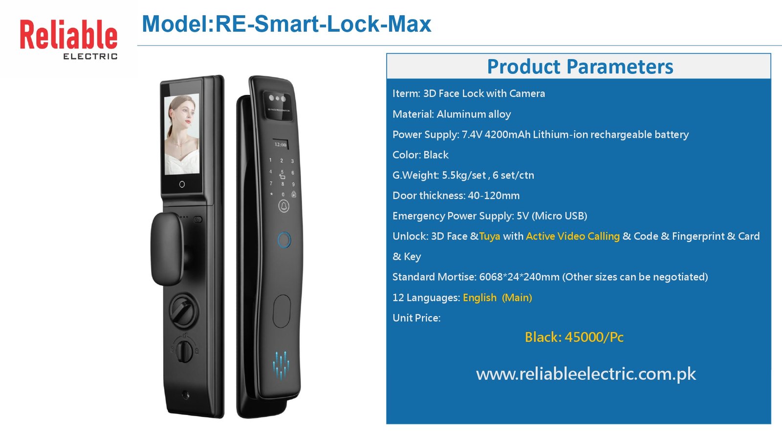 Reliable Electric 1 Products 03029424283 and 03224220760 and 03224566819