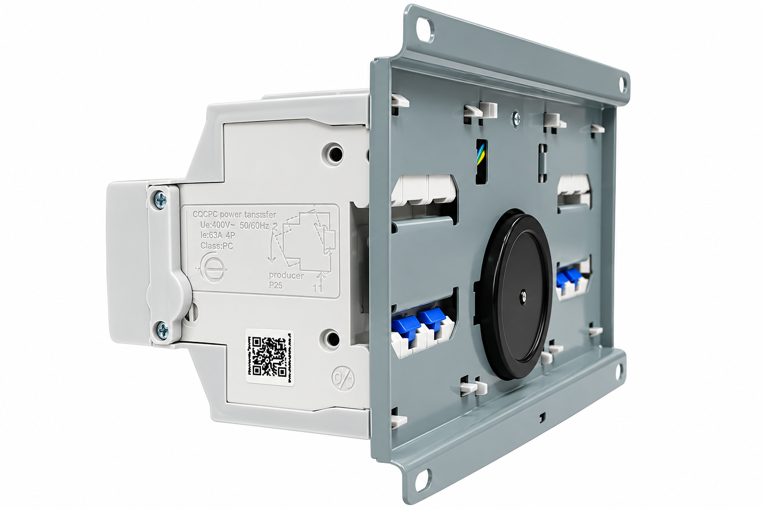 DC/AC 4P 63A ATS, Breaker with Motor Type ATS of Reliable, L-N 220V 110V/ 1000V DC, Dual Power Automatic Transfer, Electrical Selector Switches Uninterrupted 63A, By Reliable Electric - Image 4